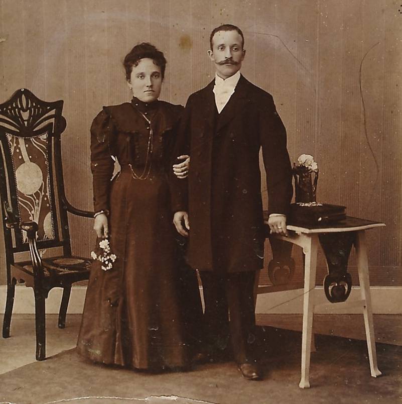 19060414 - Hochzeitsfoto Rudolf Lehr klein